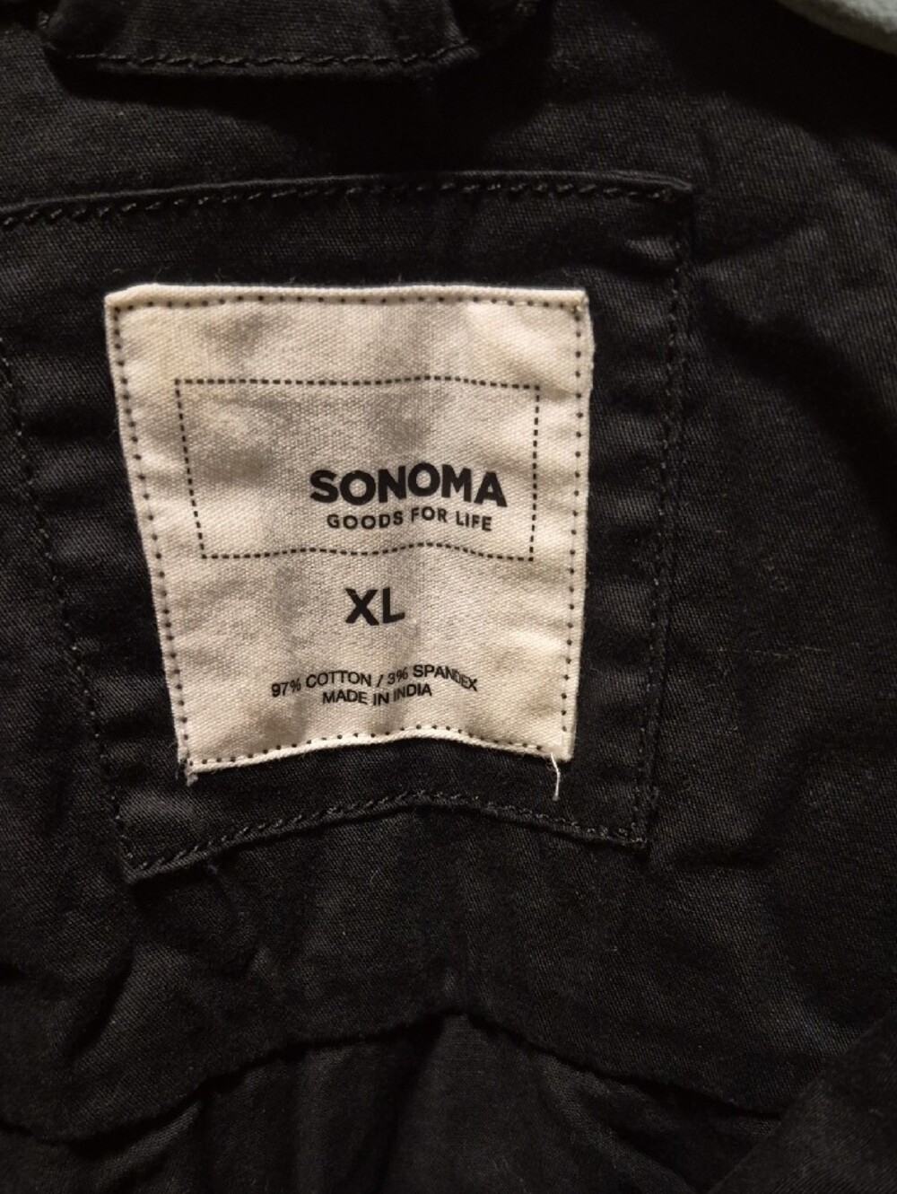 Sonoma Black Zip-Front Field Jacket - Picture 2 of 2